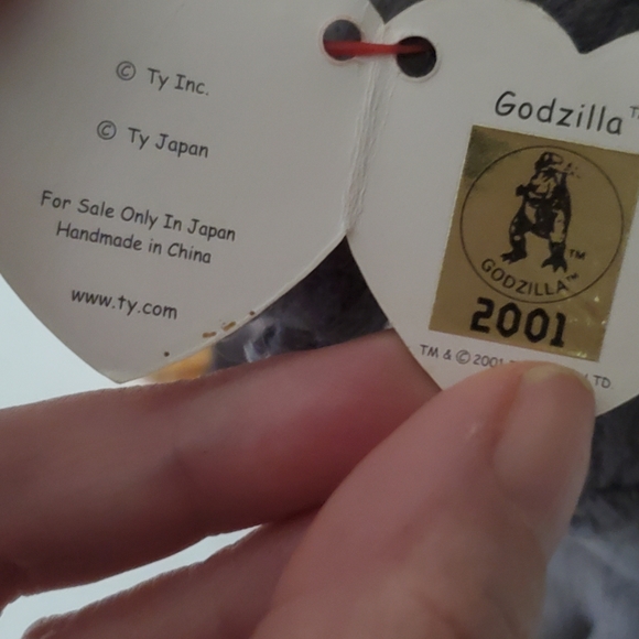 Ty Beanie Babies Godzilla - Picture 7 of 8
